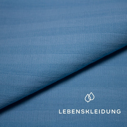 Organic muslin - sky blue sample