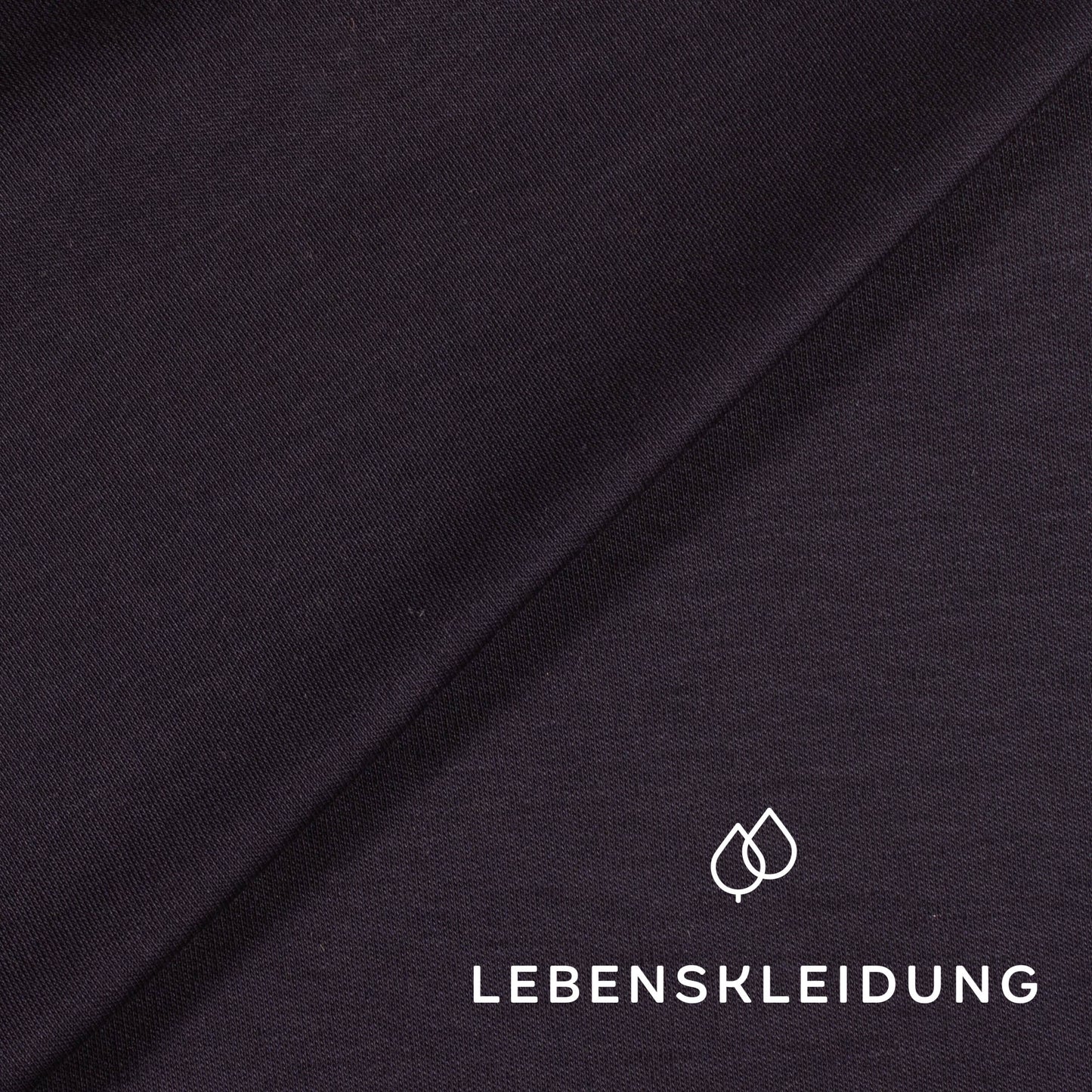 Organic Pima Interlock Fabric - Navy