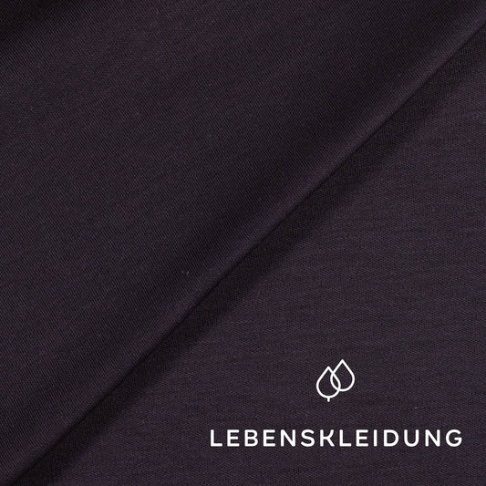 Organic Pima Interlock Fabric - Navy