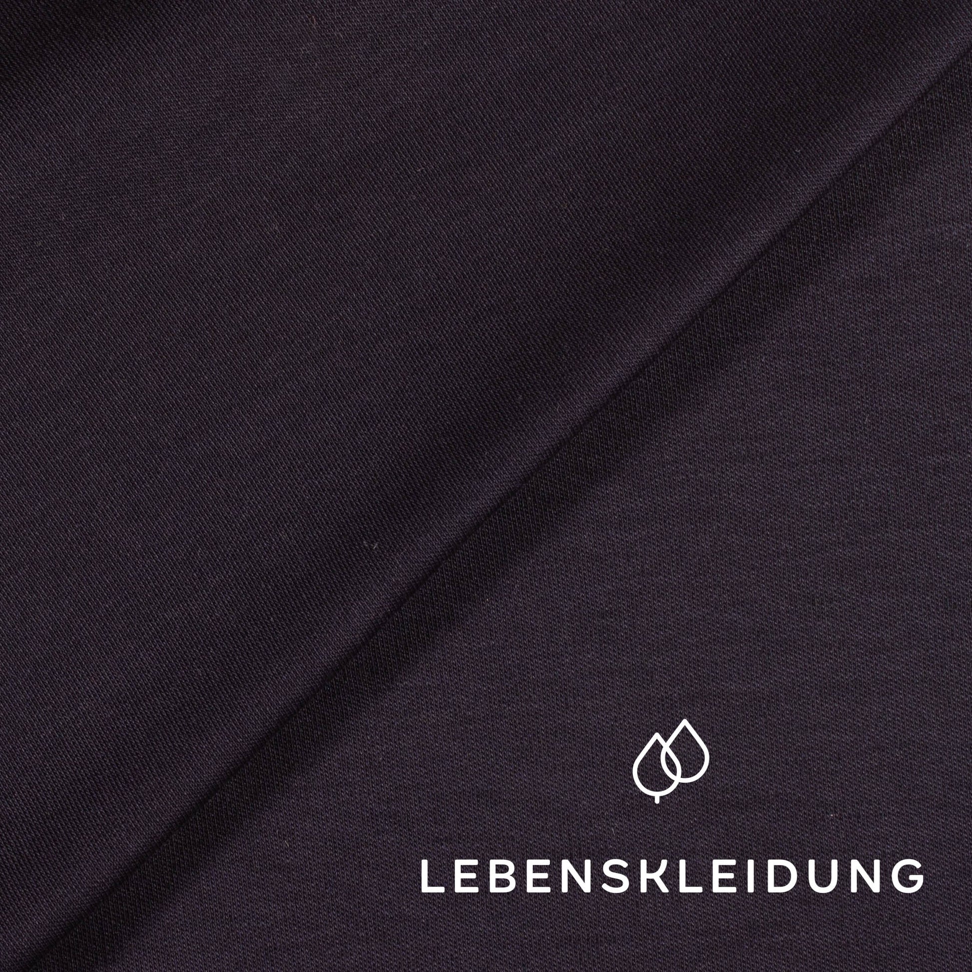 Organic Pima Interlock Fabric - Navy sample