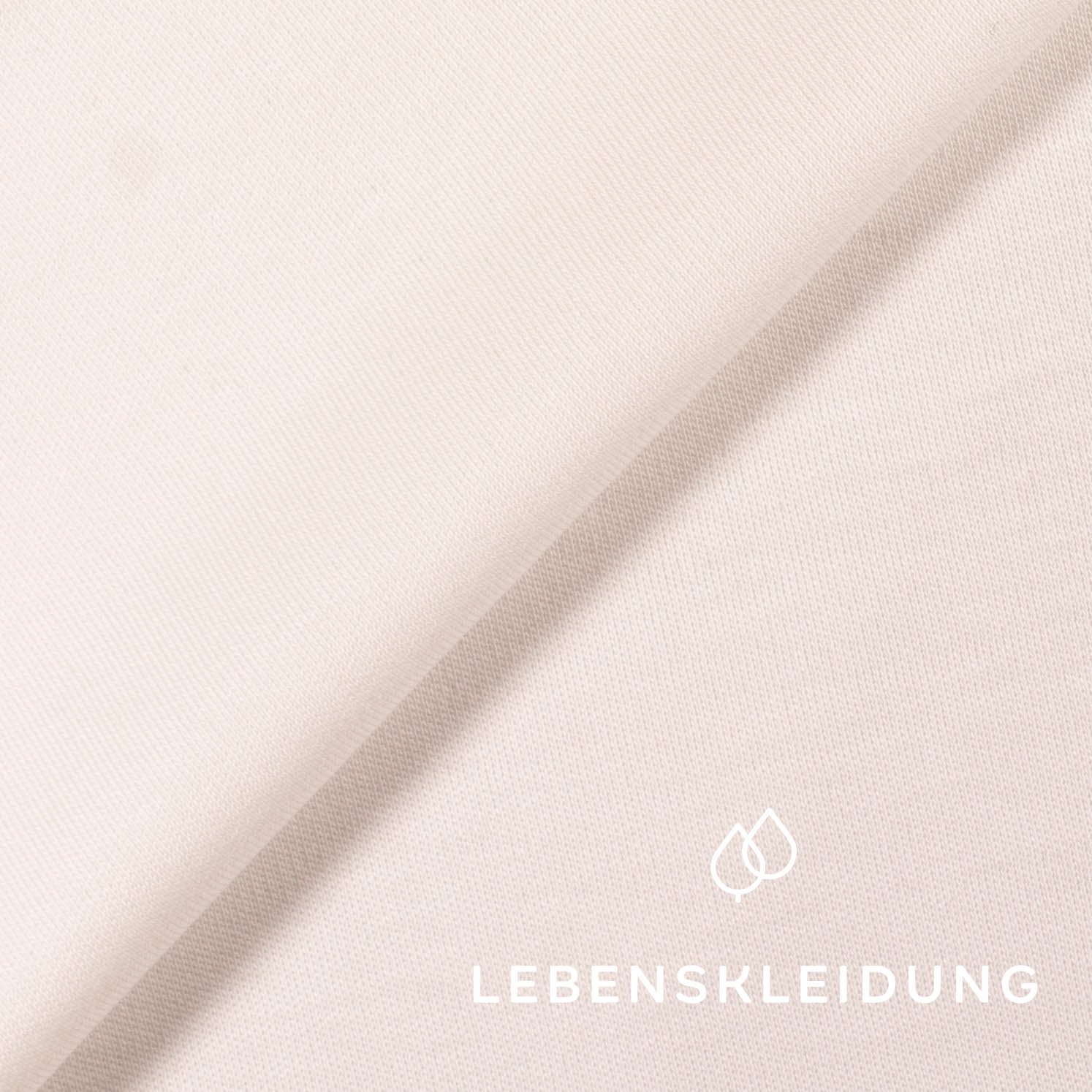 Tissu interlock Pima biologique - Blanc