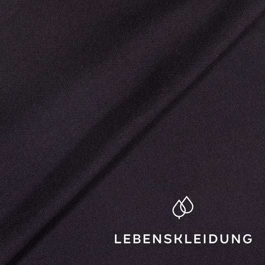 Organic Pique Fabric - Navy sample