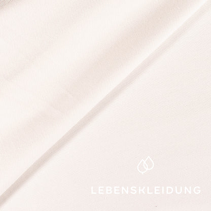 Tissu piqué biologique - échantillon blanc – Vue détaillée