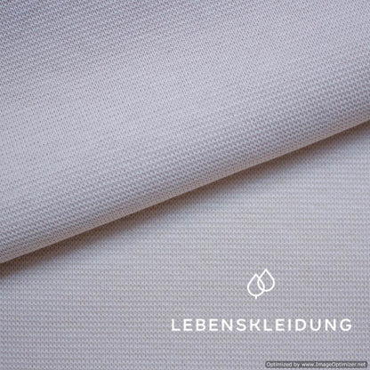 Tissu côtelé biologique - échantillon taupe clair