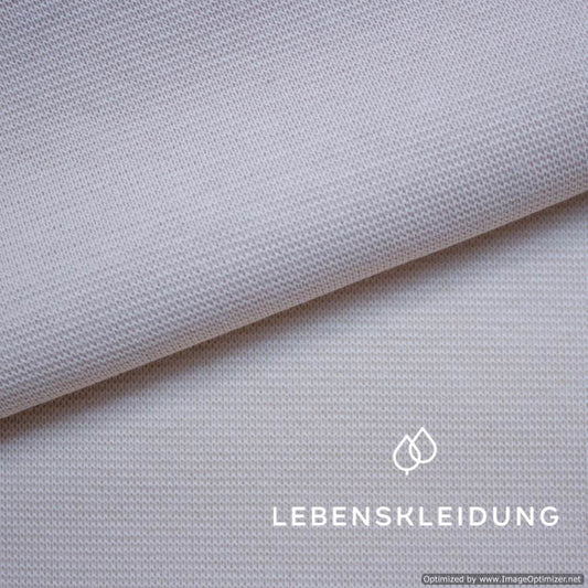 Organic ribbing fabric - Light Taupe sample