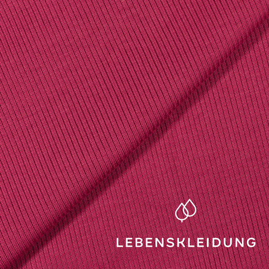 Bio Bündchen Stoff - Hibiscus Muster