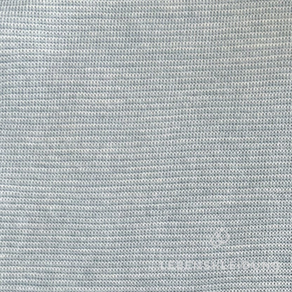 Re-Life Feingestreifter Rib 1x1 Jersey aus Bio-Wolle mit Elasthan - Salbei