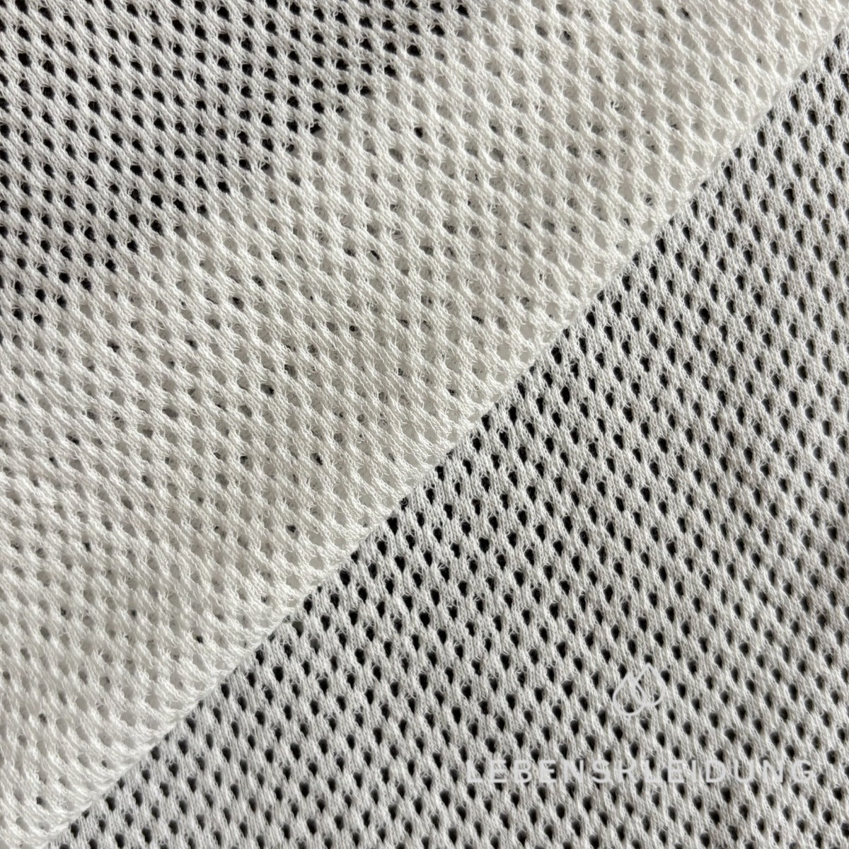 Re-Life Bio-Baumwolle Raschelspitze – Mesh Stoff - Ecru