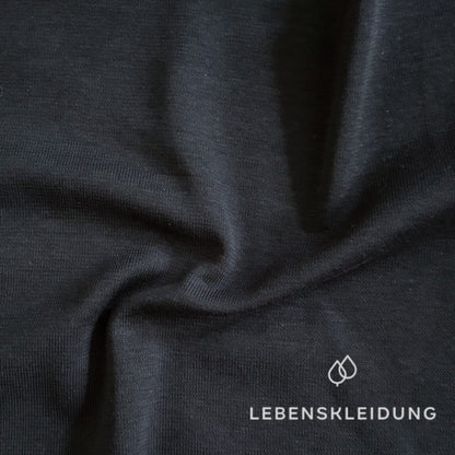 Re-Life Fine Organic Cotton Ribbed Cuffs 1x1 - Navy