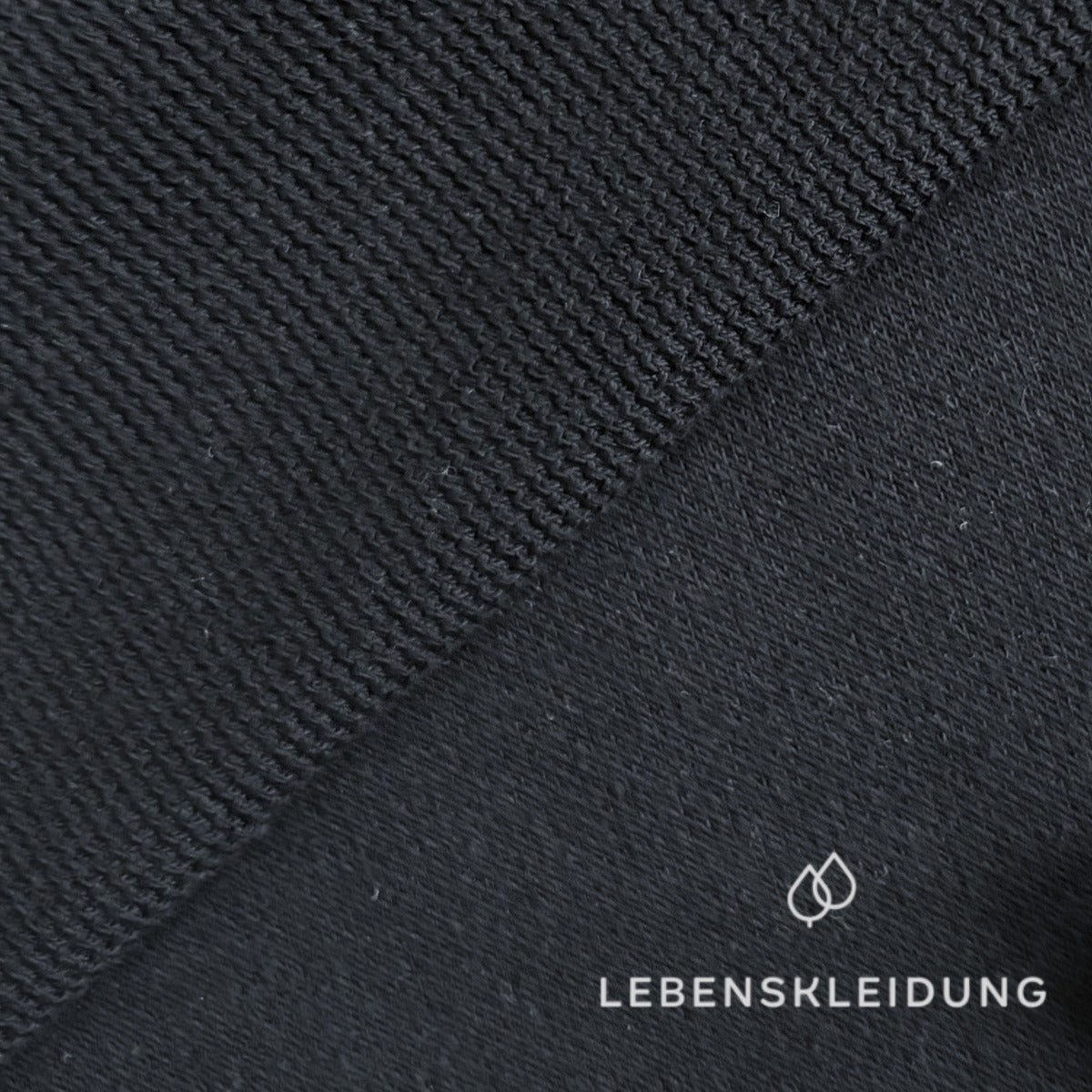 Re-Life Bio-Baumwolle Noppen-Strickfrottee - Marine