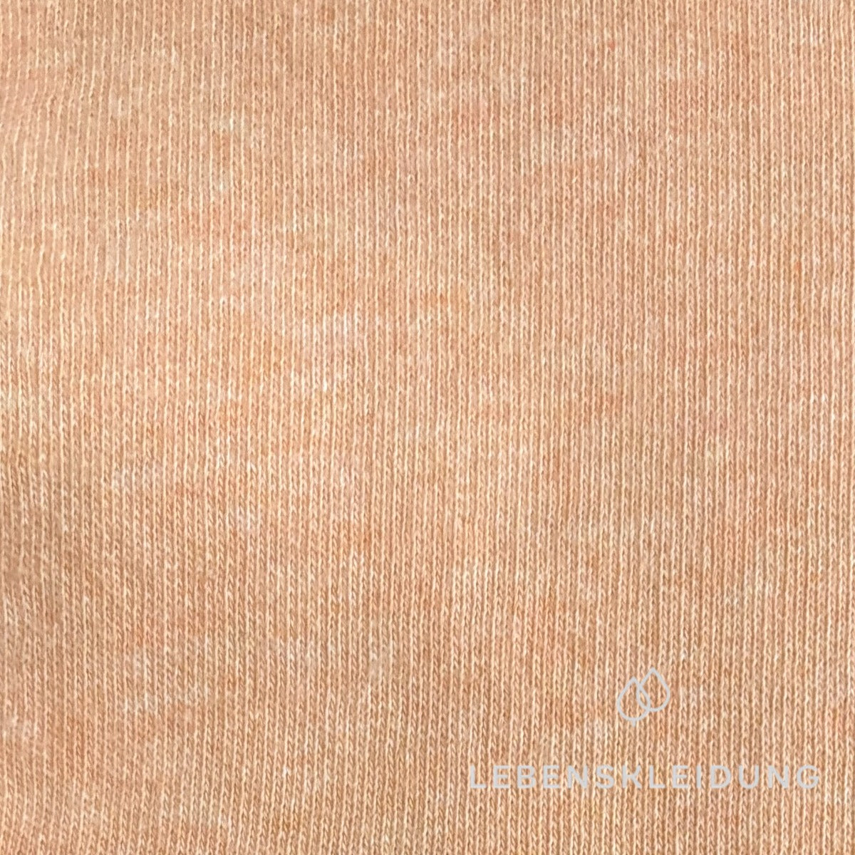 Re-Life Soft Organic Cotton Brushed Sweatshirt Fabric - Apricot Melange