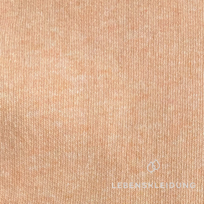 Re-Life Soft Organic Cotton Brushed Sweatshirt Fabric - Apricot Melange