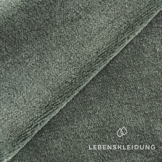 Re-Life Soft Organic Cotton Velour - Seagrass sample