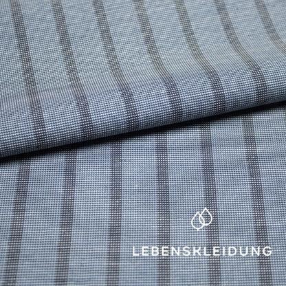 Deadstock Oxford Fabric - Black Blue sample – Detail view