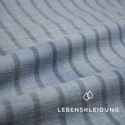 Deadstock Oxford Fabric - Black Blue sample – Close-up