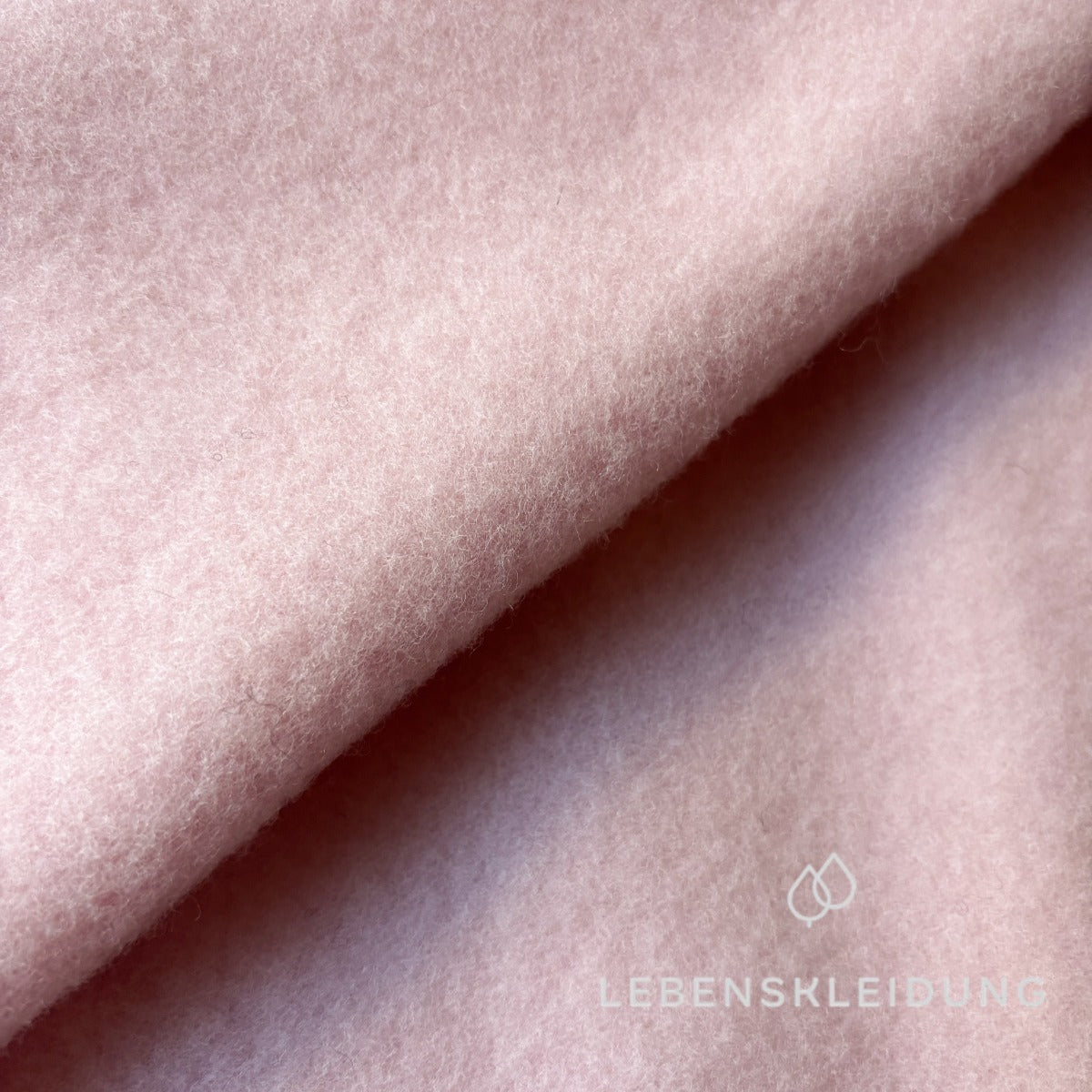 Re-Life Kuscheliger Bio Merino Wollfleece - Rose
