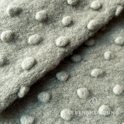 Re-Life Dotted Organic Wool Felt made from Organic Wool and Organic Cotton - Sage – Fabric texture