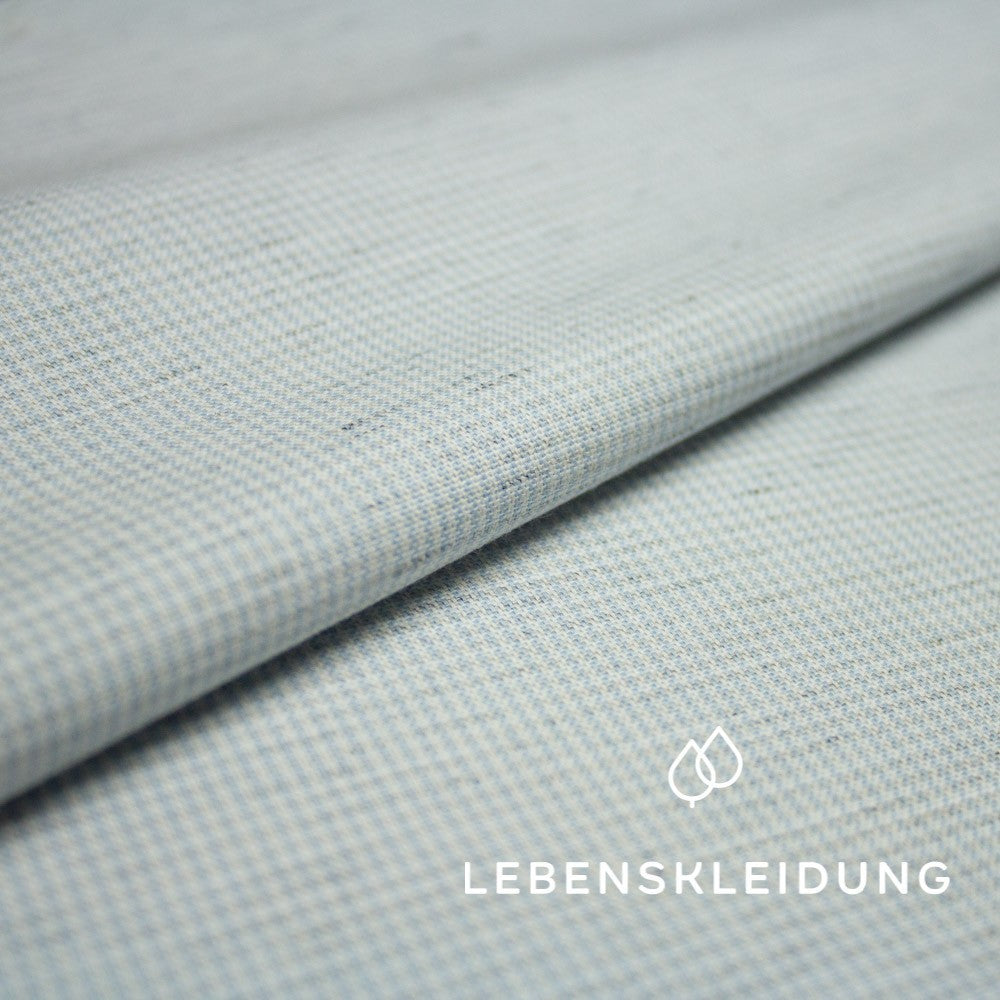 Deadstock Oxford Fabric - Light Blue White sample