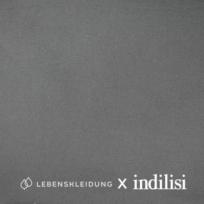 Sergé extensible Re-Life - Gris – Texture du tissu