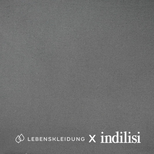 Re-Life Twill with Stretch - Gray sample – Detail view