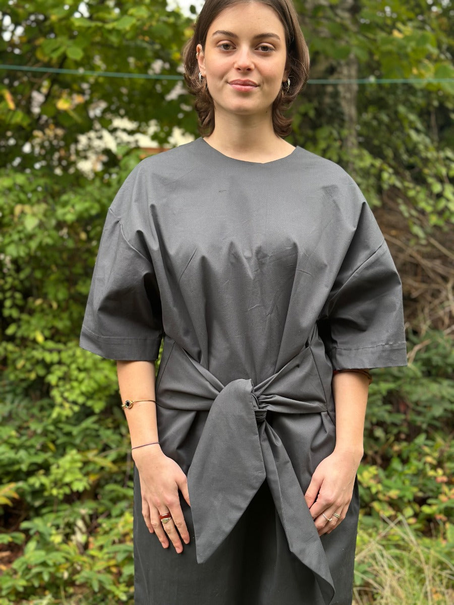 Sergé extensible Re-Life - Gris