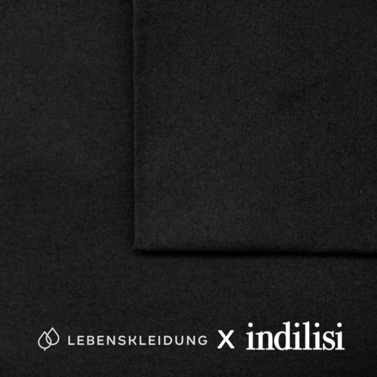 Re-Life Twill Fabric - Black sample