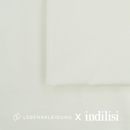 Tissu sergé Re-Life - Blanc – Vue détaillée