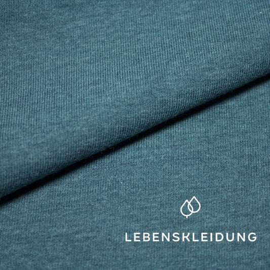 Organic stretch jersey fabric - Air Marl sample
