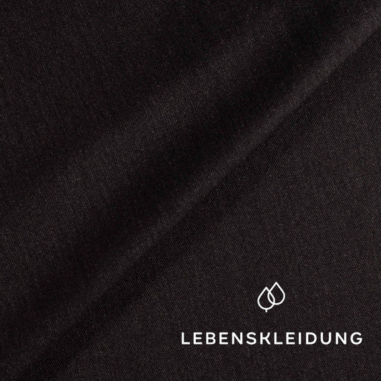 Re-Life high-quality suit fabric made from fine organic wool - anthracite sample