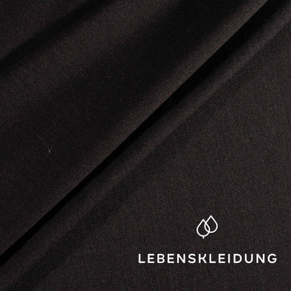 Tissu pour costume Re-Life de haute qualité, confectionné en laine biologique fine - échantillon anthracite – Vue détaillée
