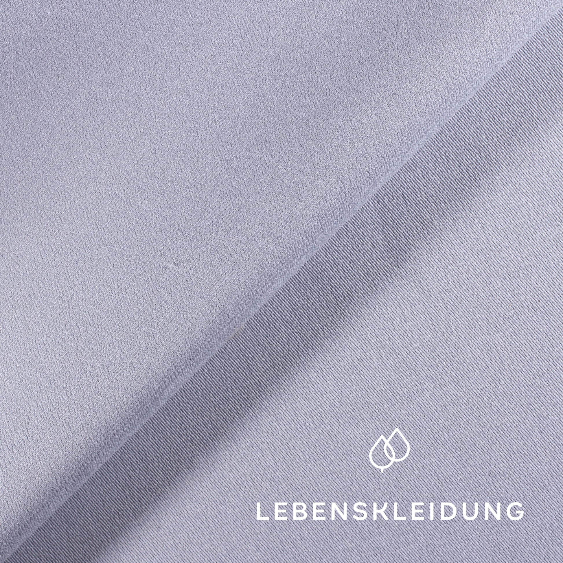 Bio Gabardine Stoff - Light Blue – Detailansicht
