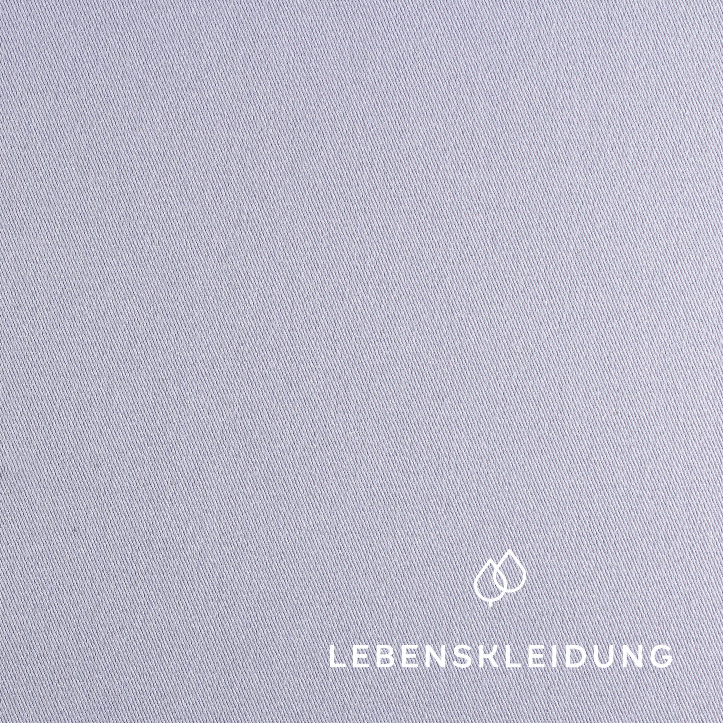 Bio Gabardine Stoff - Light Blue – Nahaufnahme