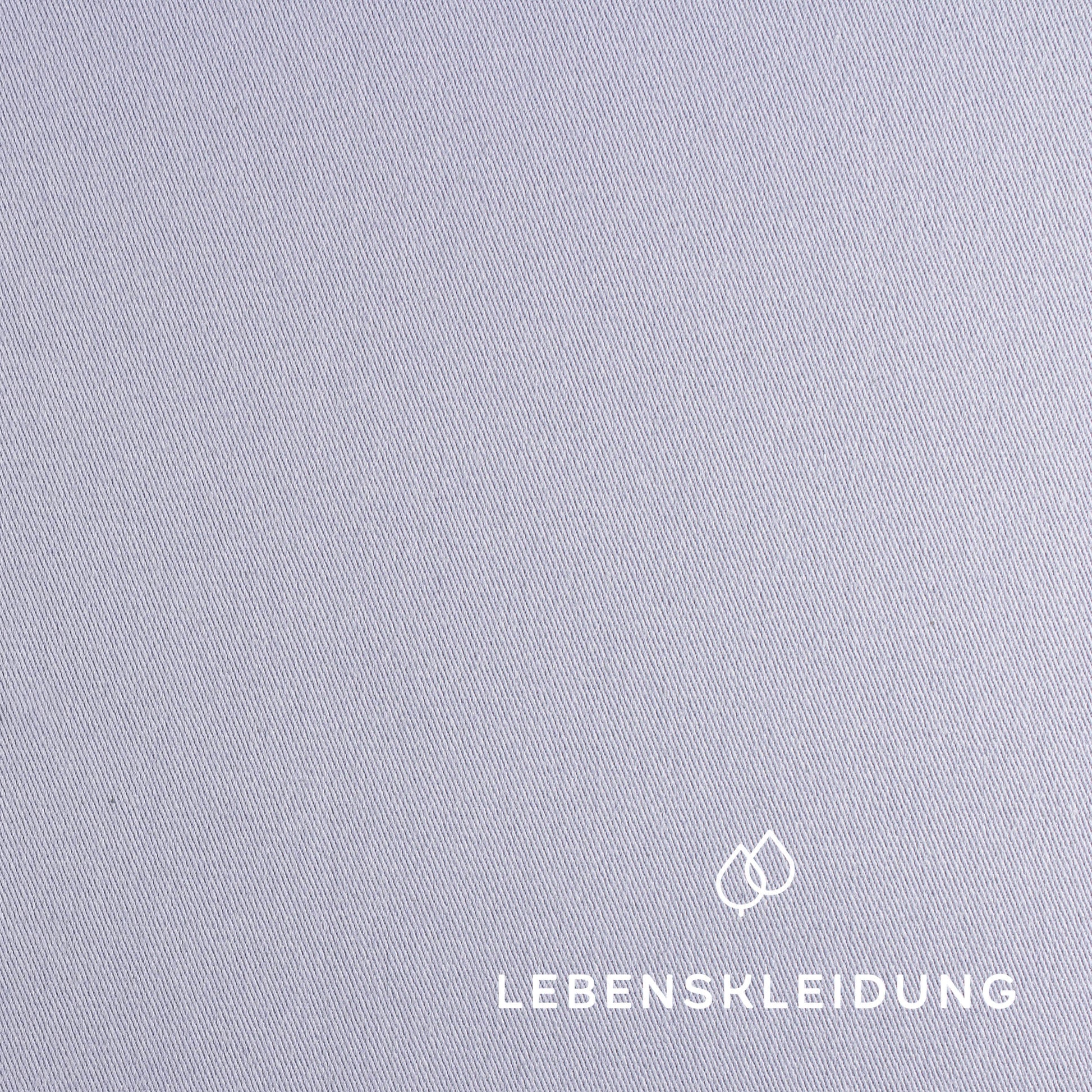 Bio Gabardine Stoff - Light Blue – Nahaufnahme