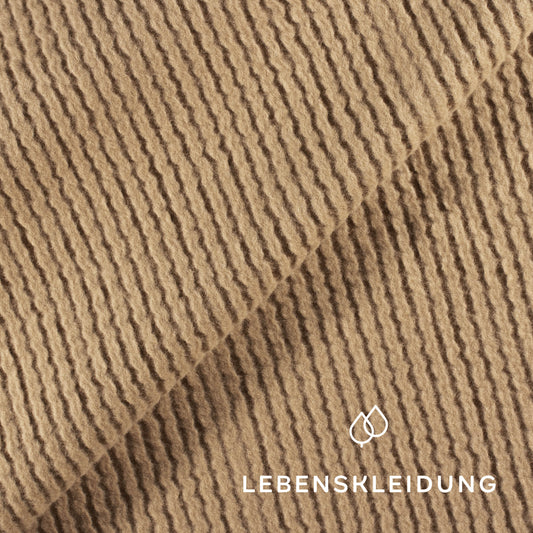 Organic interlock fabric - cream sample