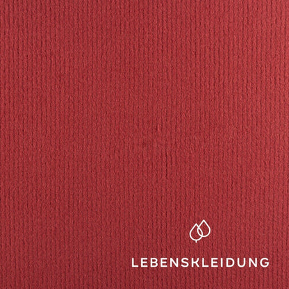 Bio Interlock Stoff - Pink Muster – Nahaufnahme
