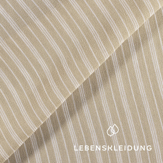 Re-Life Crepe - Sand striped