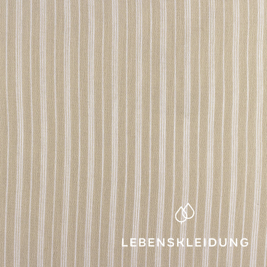 Re-Life Crepe - Sand striped – Detailansicht