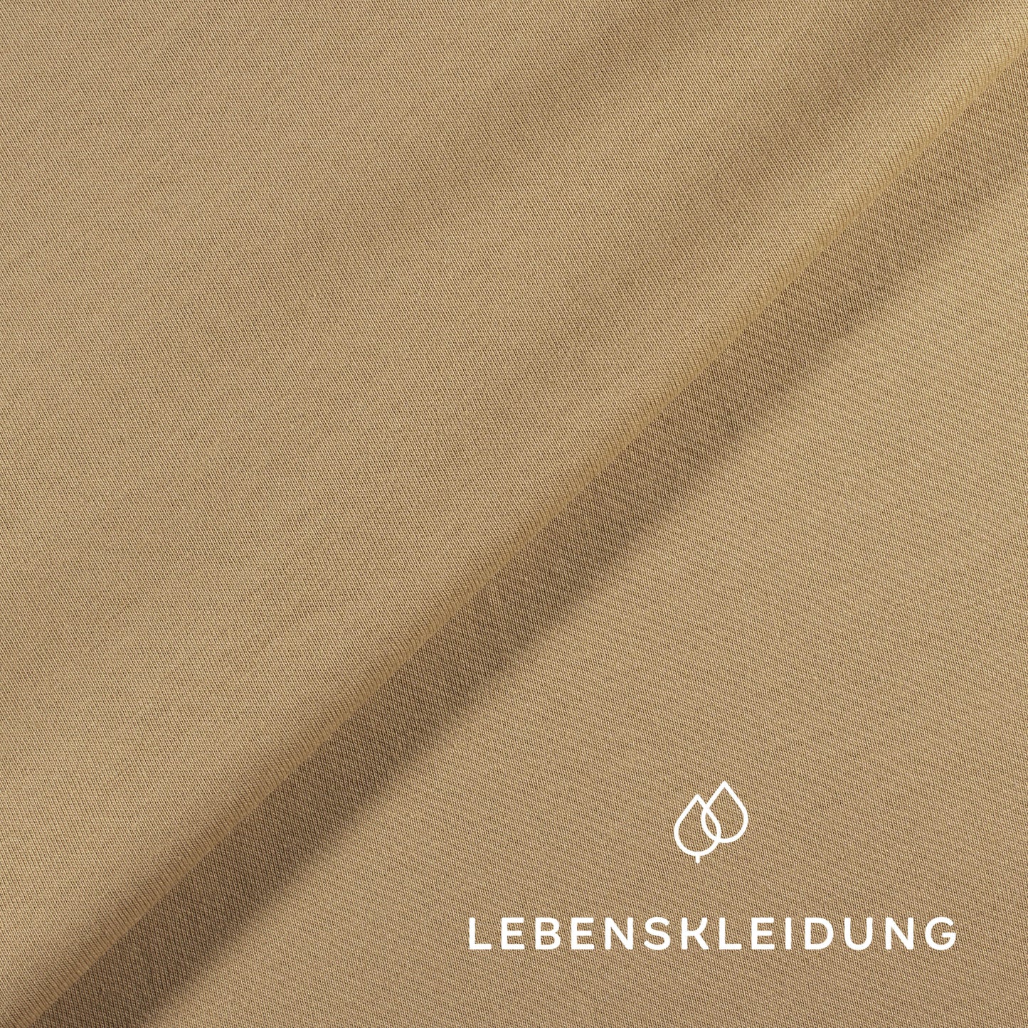 Organic single jersey fabric - Sand sample