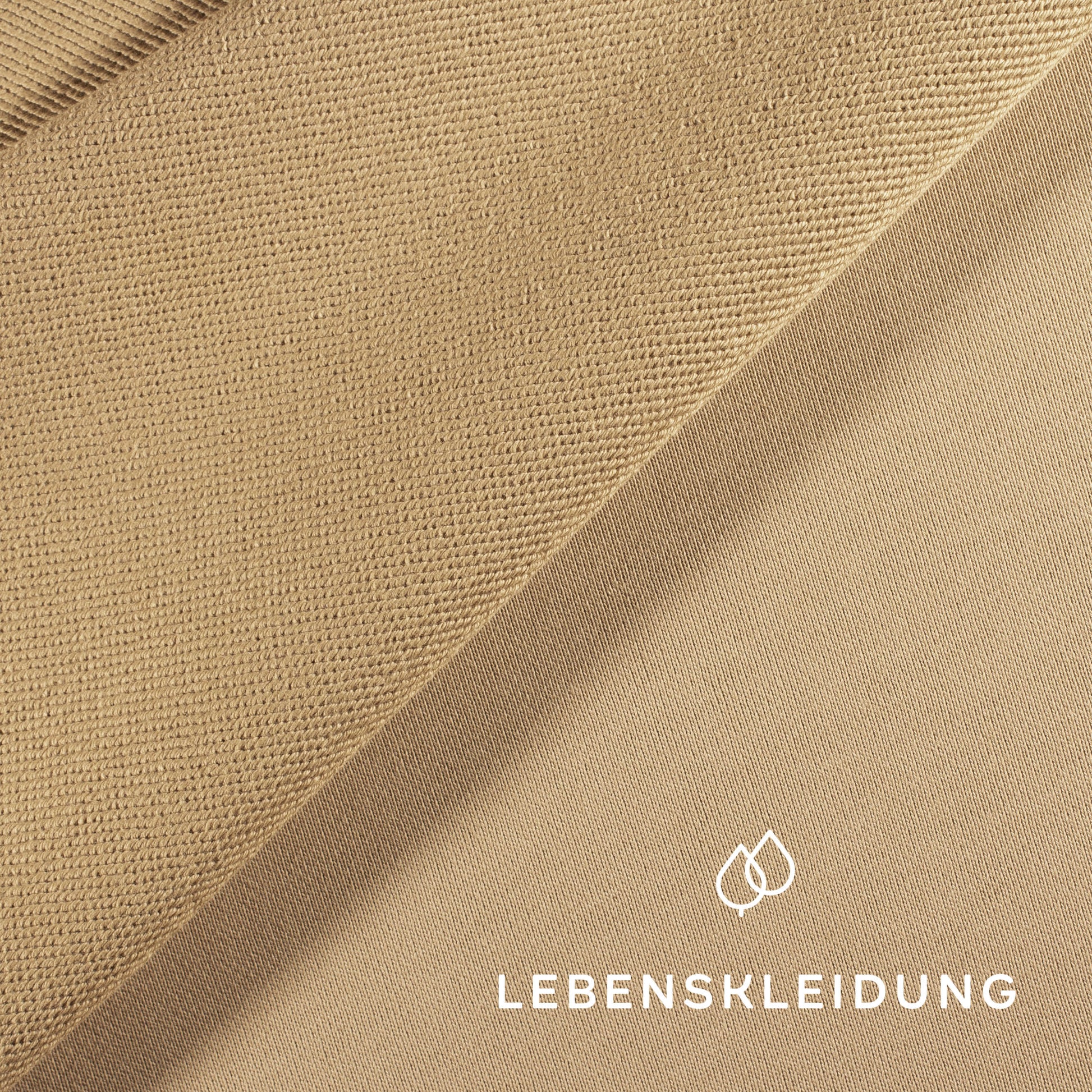 Bio Sweat Diagonal - Sand – Detailansicht