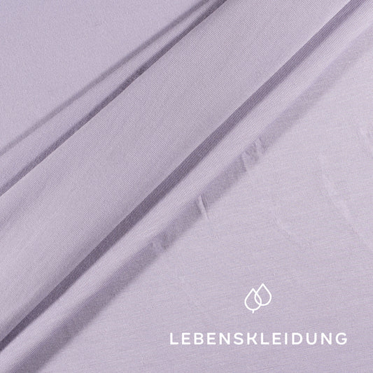 Re-Life Single Jersey Fabric - Blueberry – Detail view