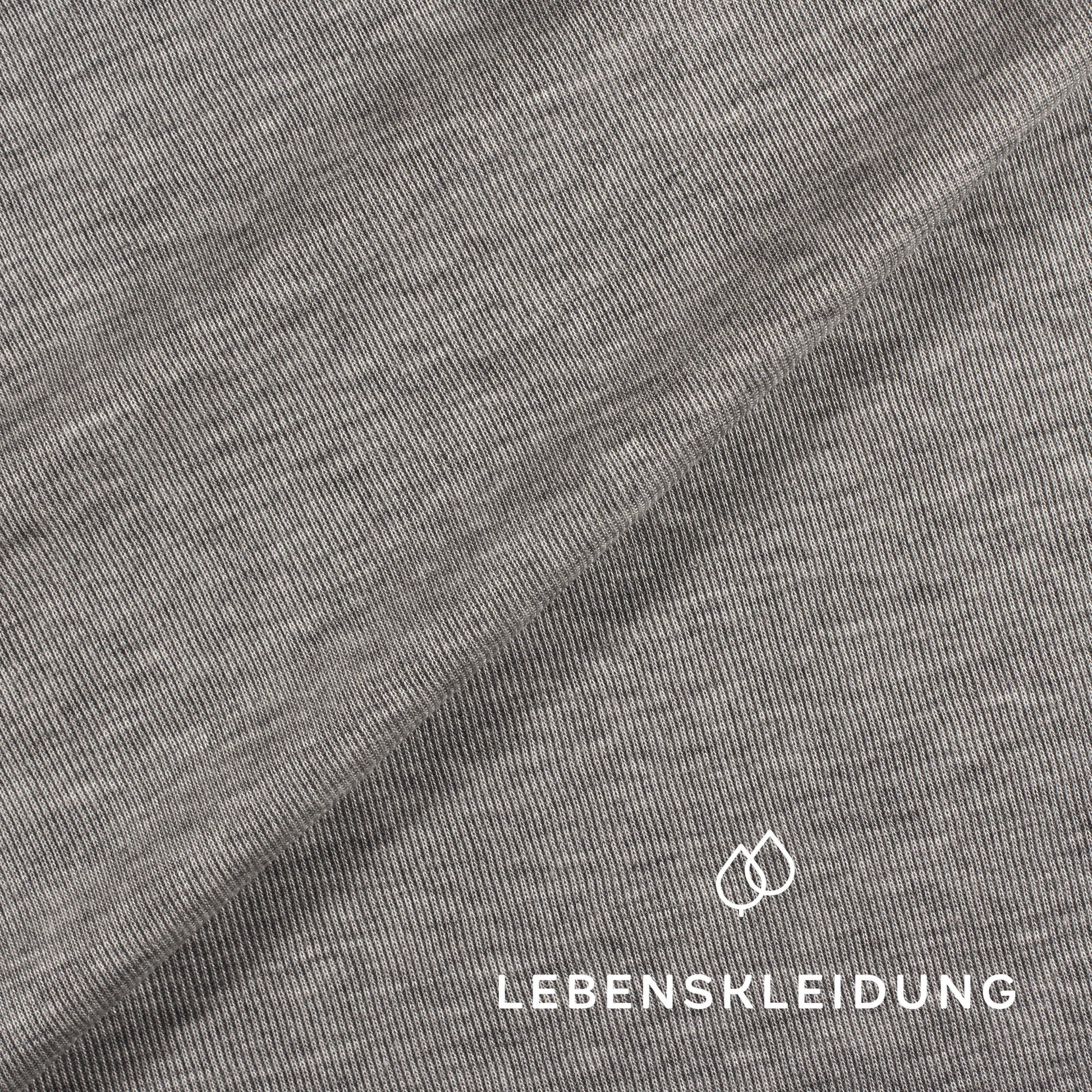 Re-Life Rib Jersey 1x1 fabric - Gray marl / light sample