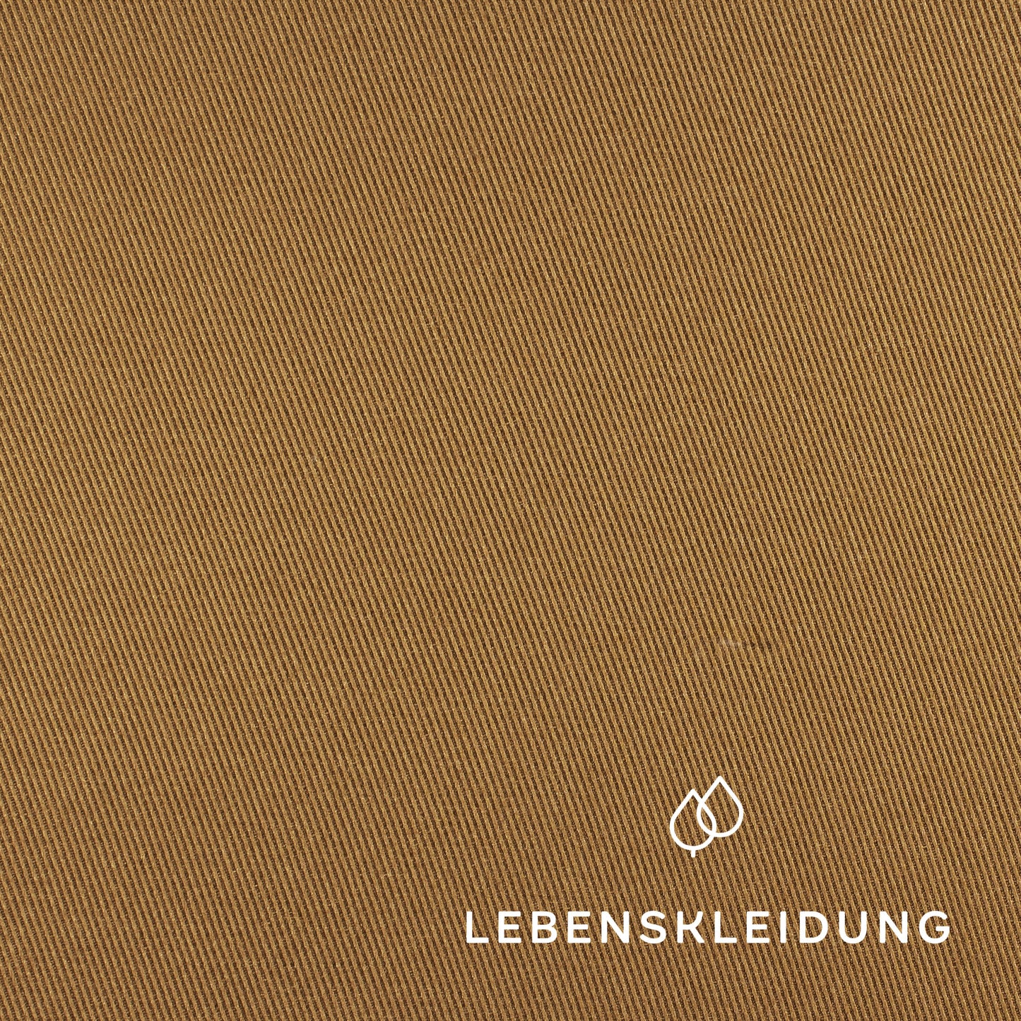 Re-Life Lyocell Twill - Cognac – Detailansicht