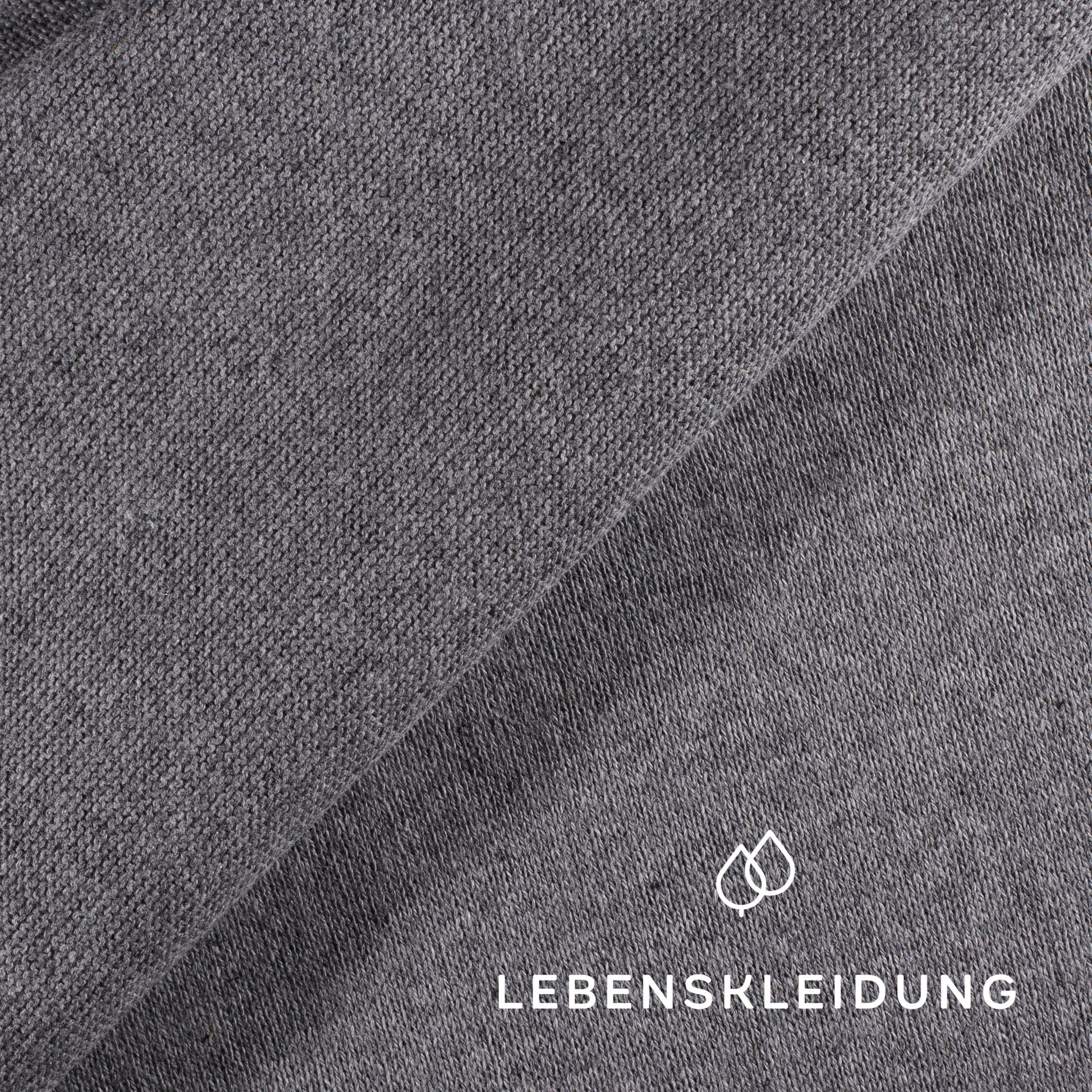 Recycelter Jersey - Grau – Detailansicht