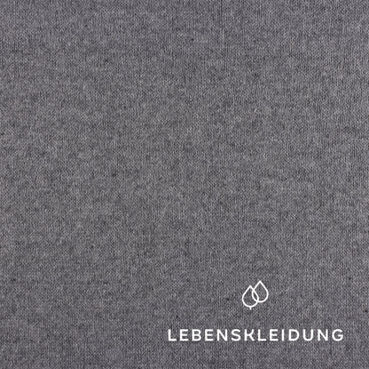 Recycelter Jersey - Grau – Nahaufnahme