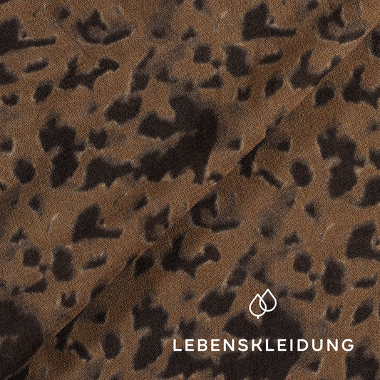 Re-Life Crepe - Tortoise Print sample