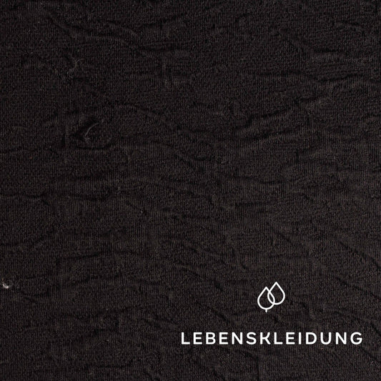 Re-Life Jacquard Relief Waves - Black sample – Detail view