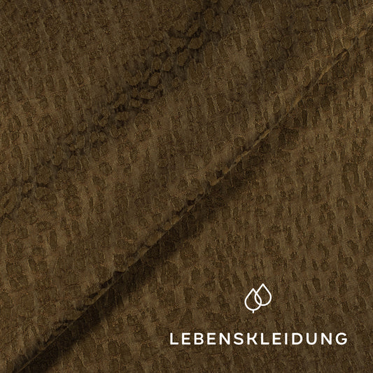 Re-Life EcoVero Jacquard - Cinnamon Leo sample