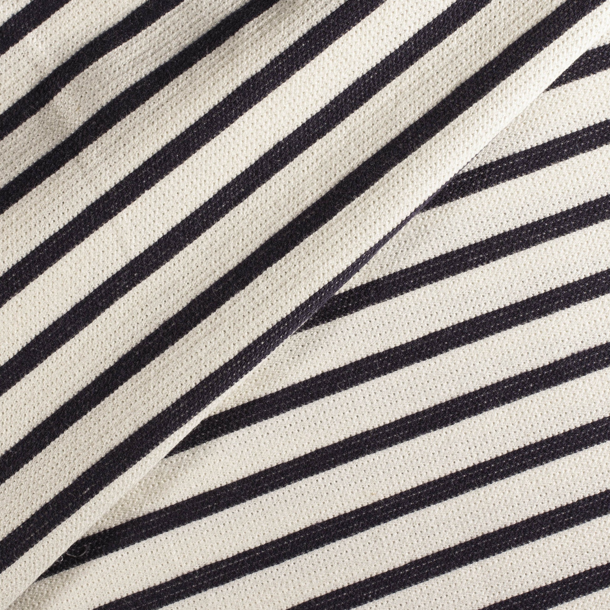 Maillot rayé Re-Life - larges rayures - blanc cassé/marine