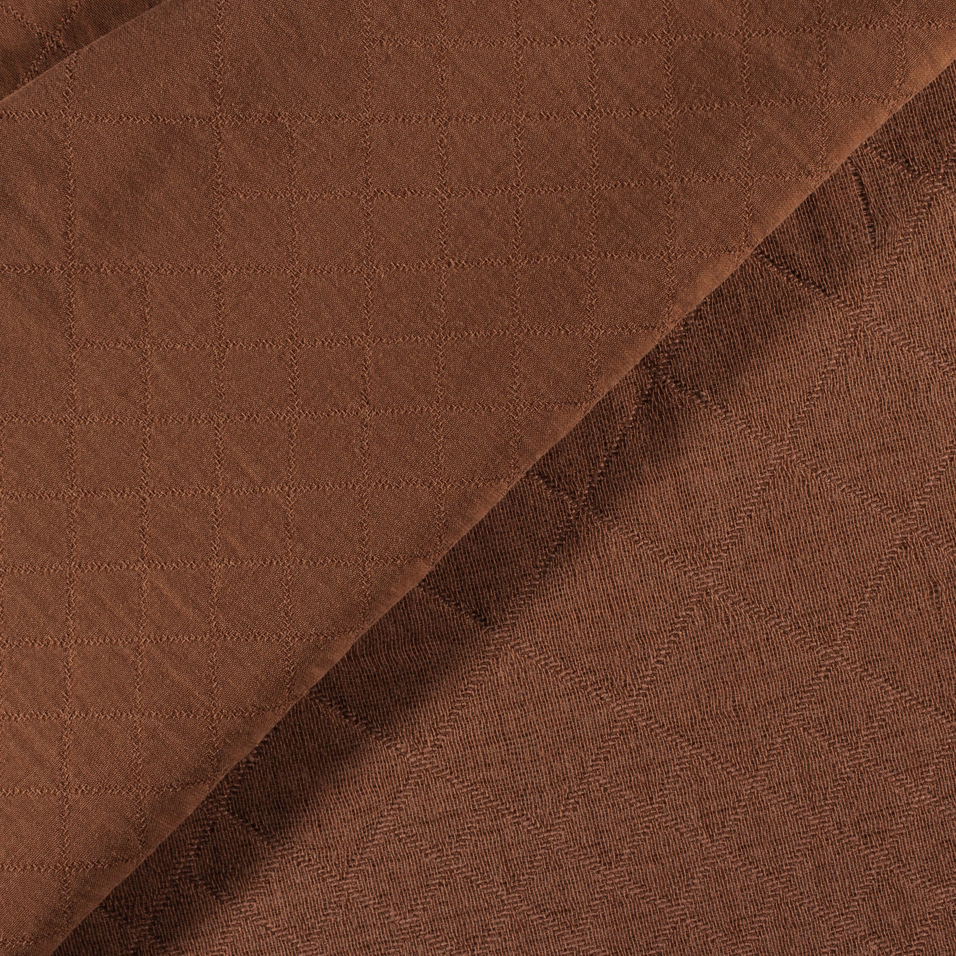 Re-Life Tencel Jacquard - Rust – Detailansicht