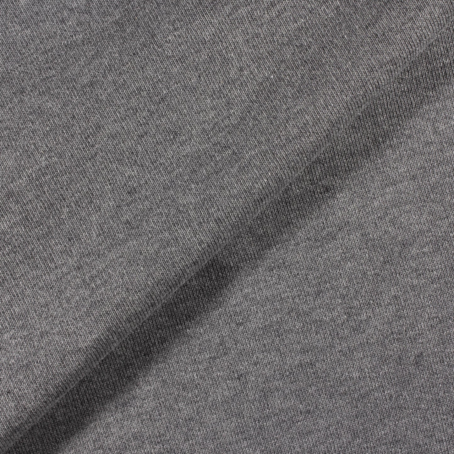 Re-Life Sweat fabric, brushed - Grey melange / dark sample